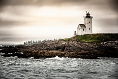 Two Bush Island Lighthouse in Maine - Gritty Look